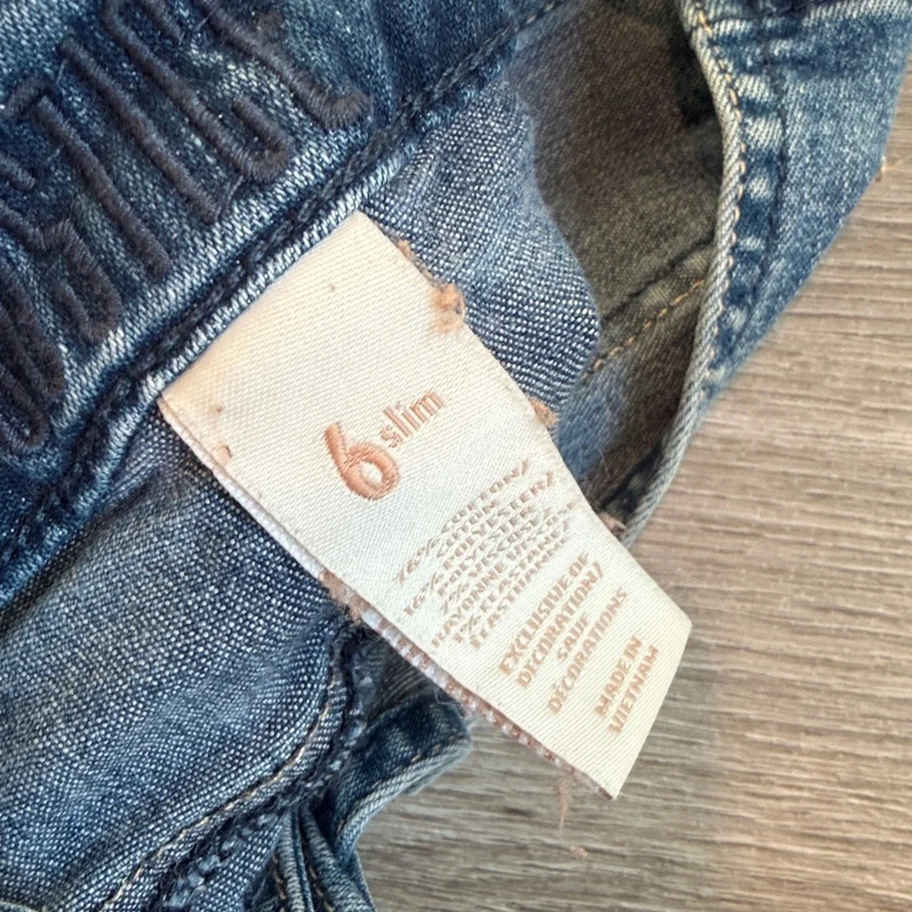 Justice girls denim shortalls
